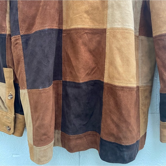 Vintage Arnold Brant Men”s Suede Patch Shirt Jacket Size M- 10/10 Condit… - Picture 8 of 13